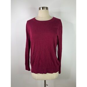 Banana Republic Silk Cashmere Round Neck Long Sleeve Sweatshirt